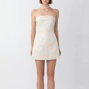 Sau Lee Jodie Jacquard Mini Dress - Worn Once